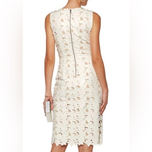 Alice + Olivia Ivory Cream Midi Dress - Picture 3 of 11
